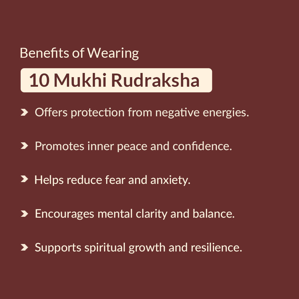 10 mukhi rudraksha benefits