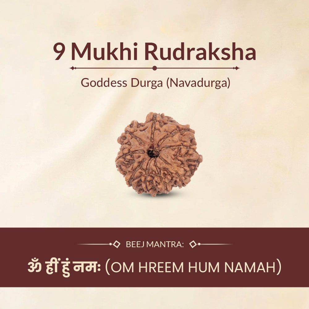 9 Mukhi Rudraksha Beej Mantra