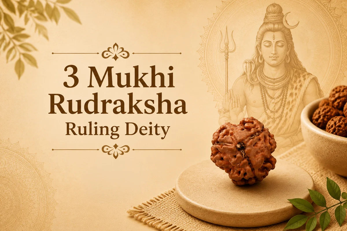 3 Mukhi Rudraksha Ruling Deity and Who Should Wear It?