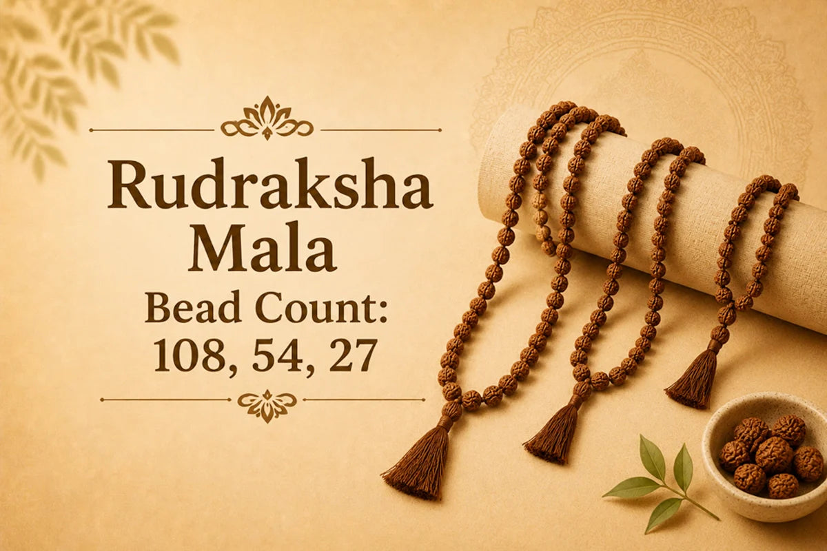 Rudraksha Mala Bead Count: 108, 54, 27 and What Each Means