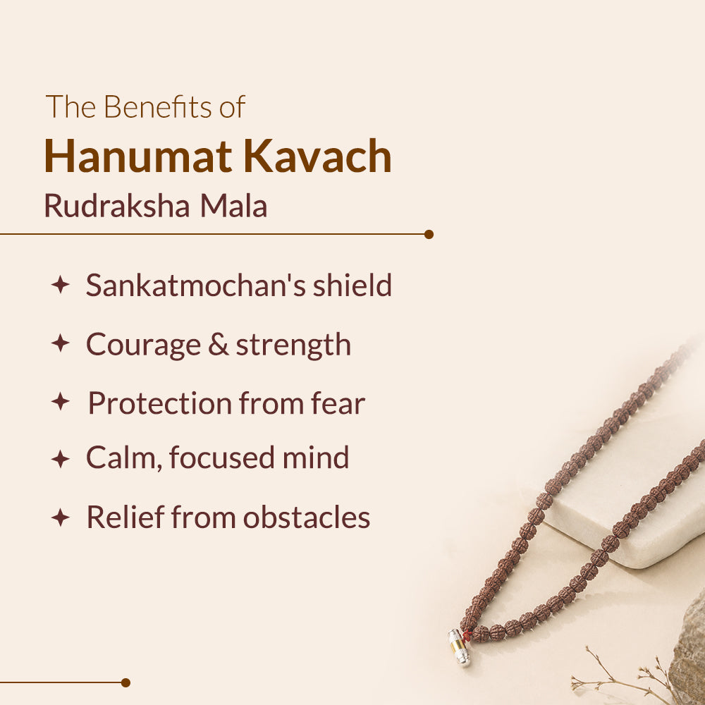 Hanumat Kavach Rudraksha Mala
