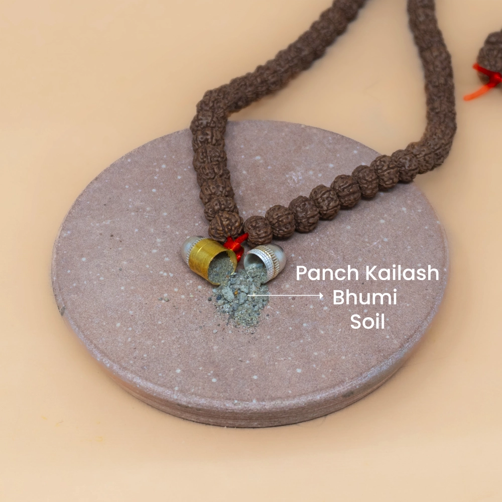 Panch Kailash soil for Panch Kailash Rudraksha Mala