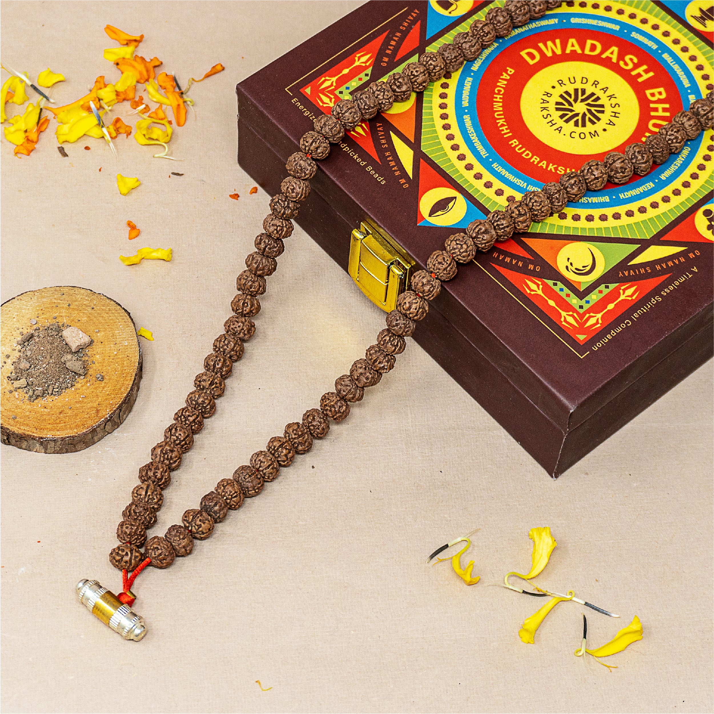 Dwadash Bhumi Rudraksha Mala front picture