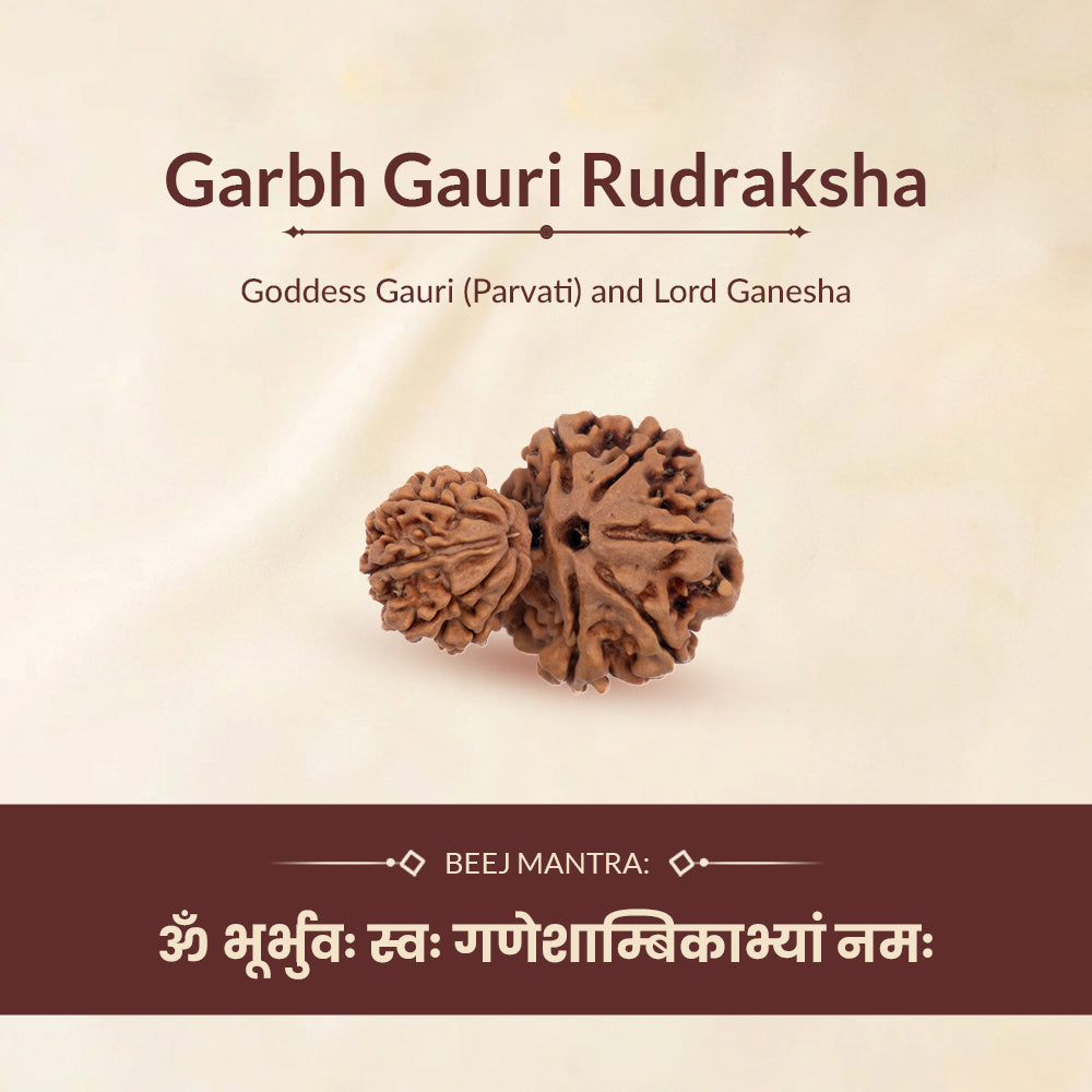 Garbh Gauri Rudraksha Beej Mantra