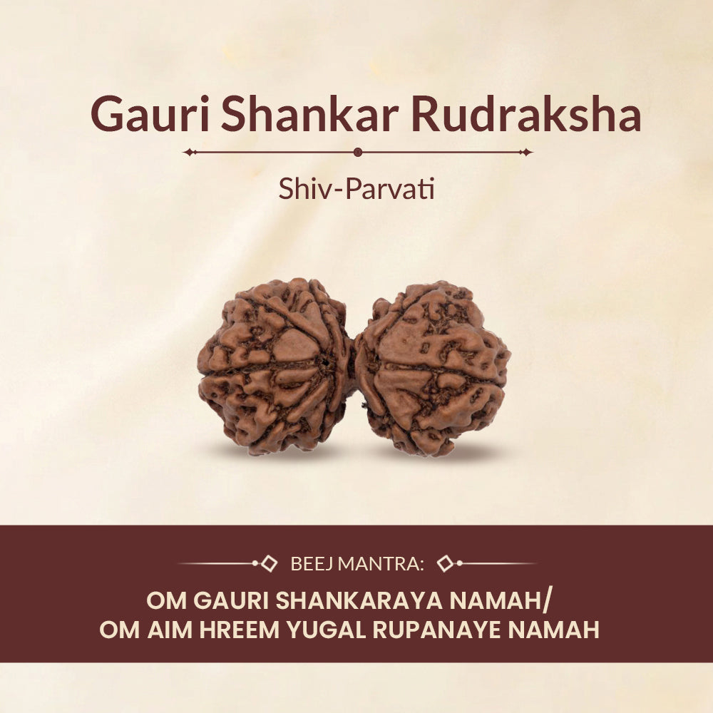 Gauri Shankar Rudraksha beej mantra