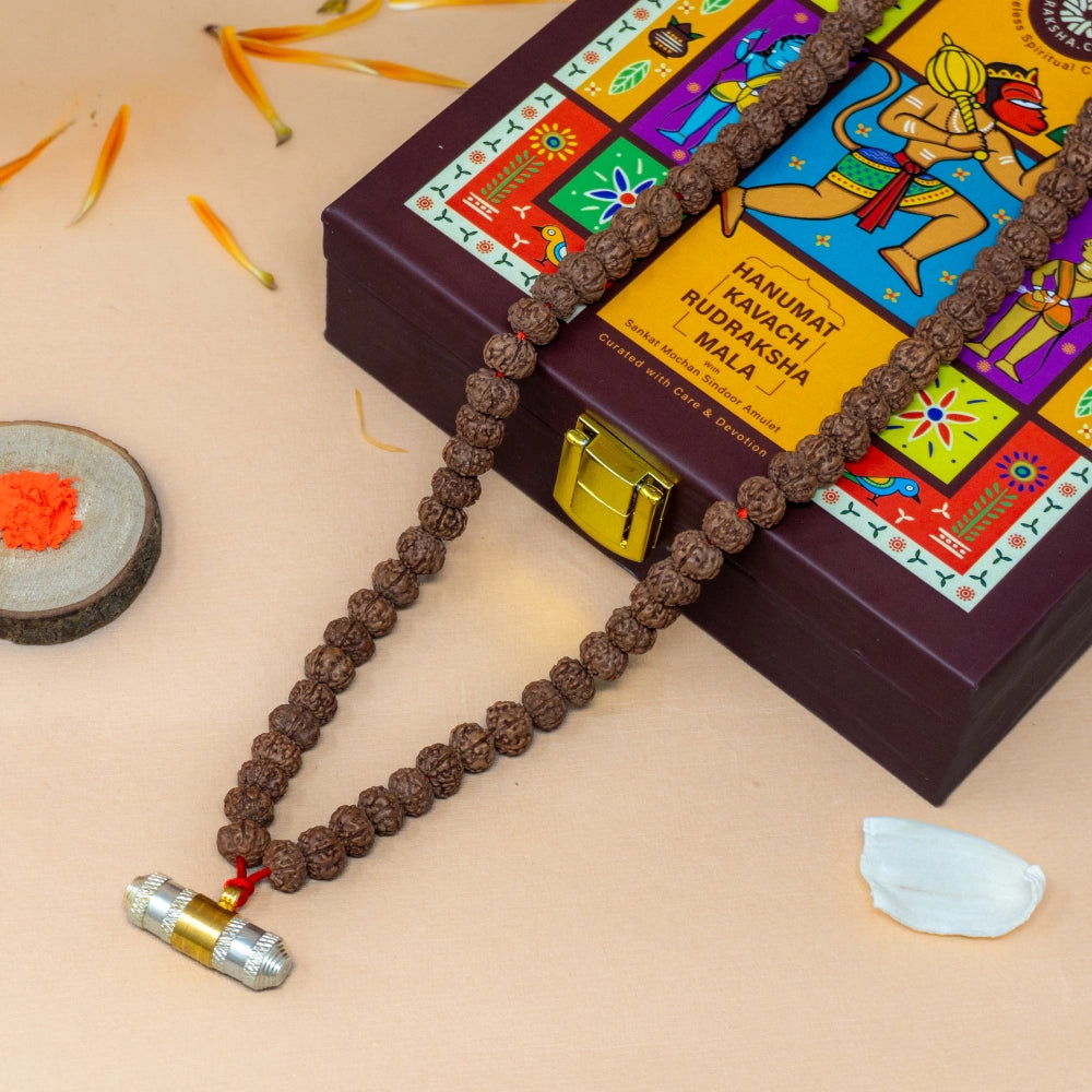 Hanumat Kavach Rudraksha Mala