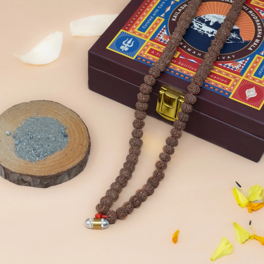 Kailash Kripa Panchmukhi Rudraksha Mala