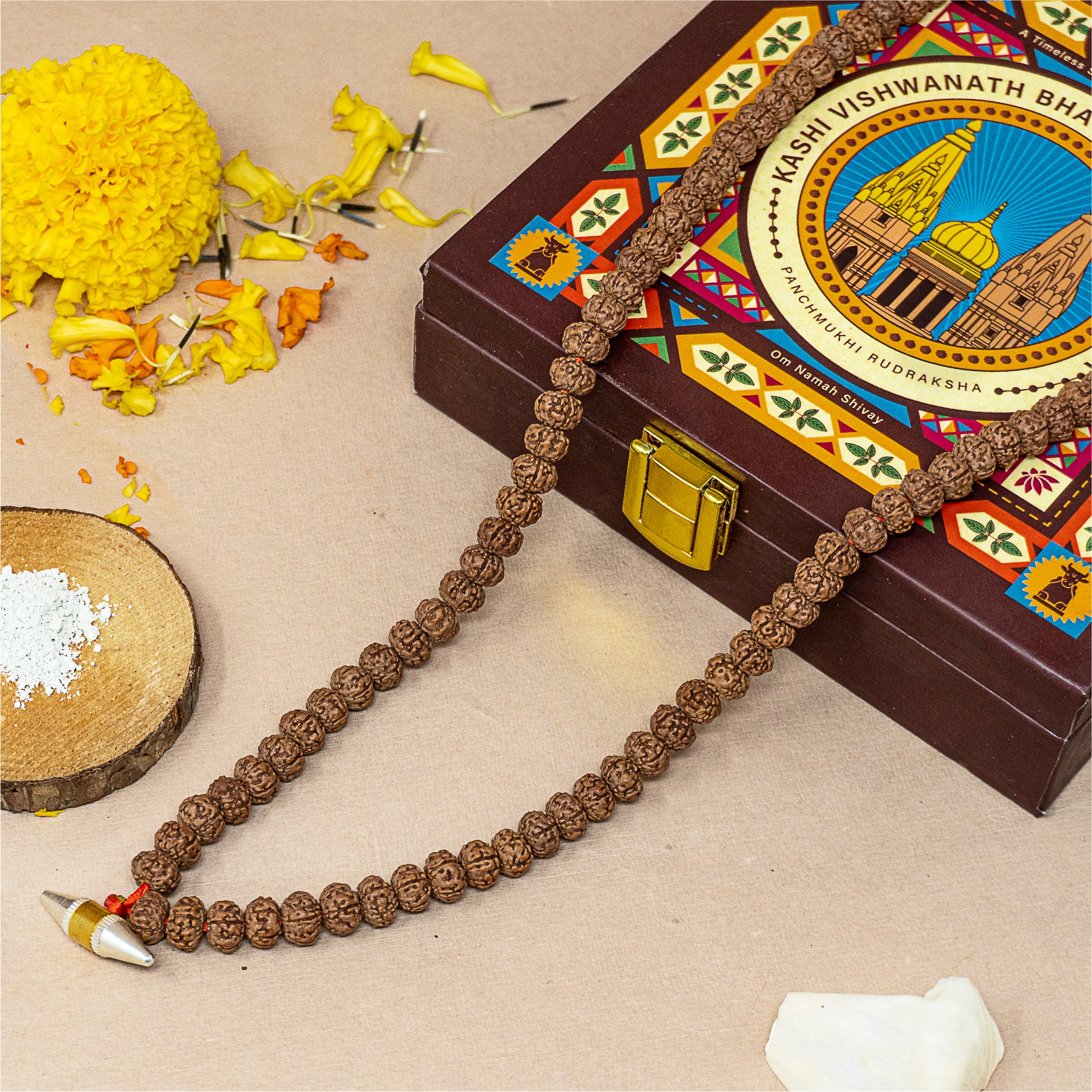 Kashi vishwanath bhasma mala front picture